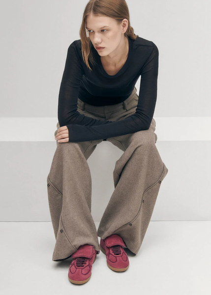 The Club Suede Raspberry Leather Sneaker