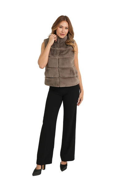 The Vince Faux Fur Vest