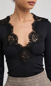 The Lady Lace Combo Top