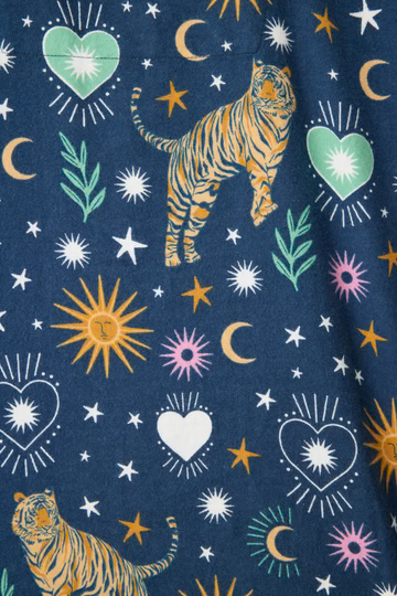 The Wild At Heart 3-Piece Flannel PJ Set