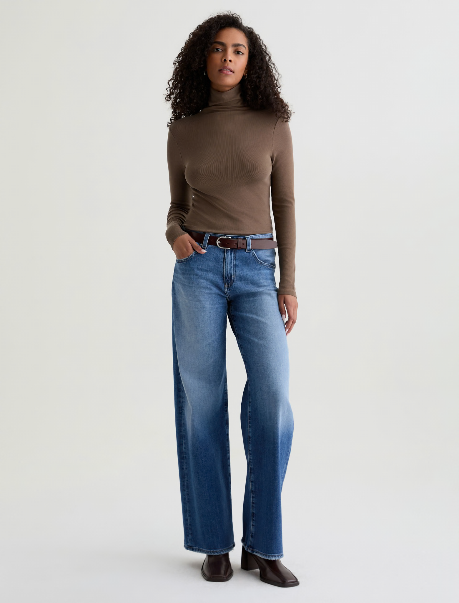 The Adria Low Rise Wide Leg