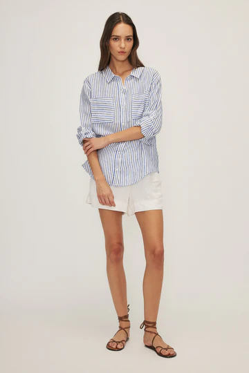 The Garcia Royal Striped Shirt
