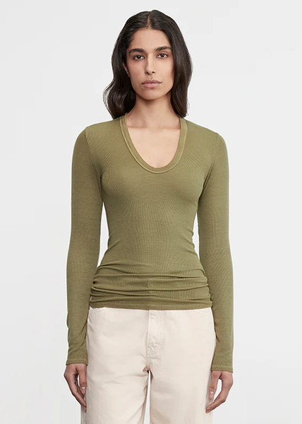 The Silk Rib L/S U