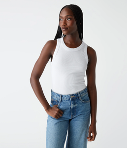The Gina Ribbed Crop Tank