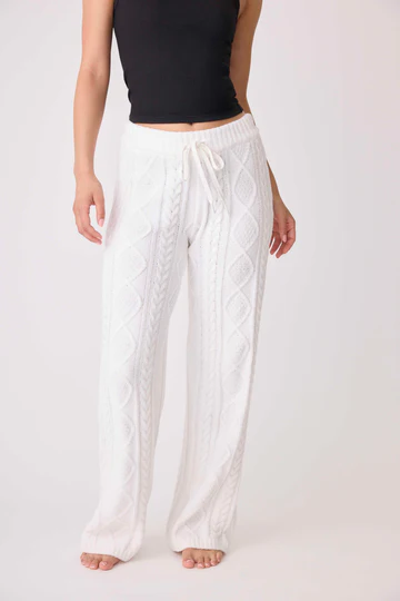The Chenille Cable Knit Lounge Pants