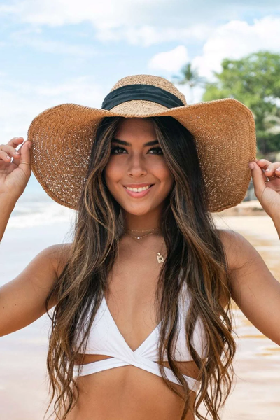 The Packable Straw Beach Hat