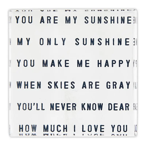The Lucite Block - You Are My Sunshine