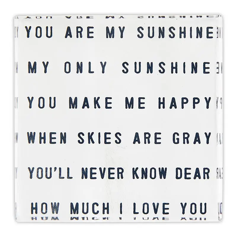 The Lucite Block - You Are My Sunshine