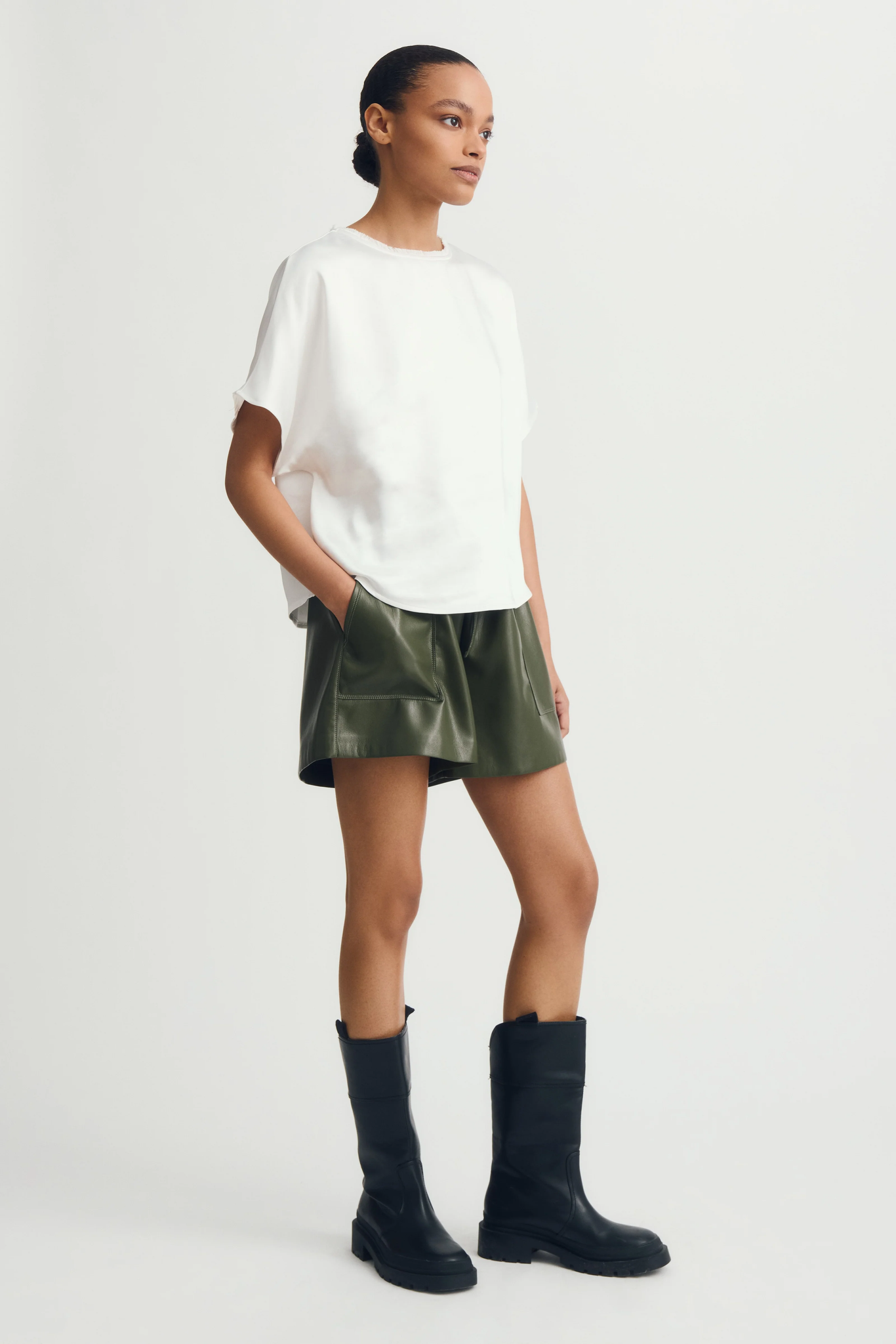 The Ansel Satin Top