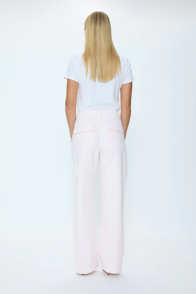 The Wren Relaxed Straight Utility Pant - Ice Pink