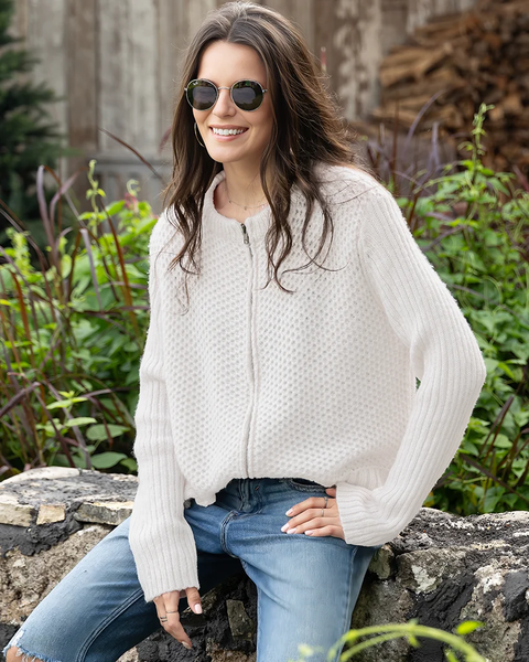 The Shepherd Zip Up Cardi Chunky