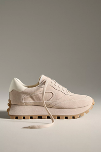 The Tricia Platform. Suede Sneaker