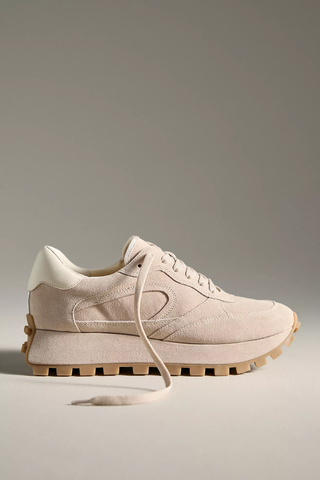 The Tricia Platform. Suede Sneaker