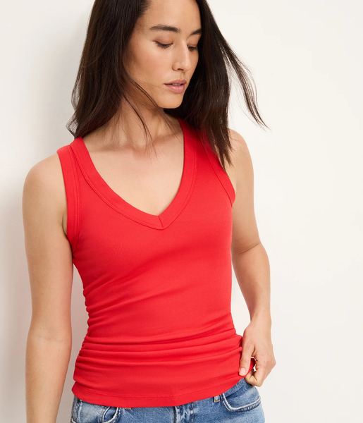 The Blanche Ribbed Tank