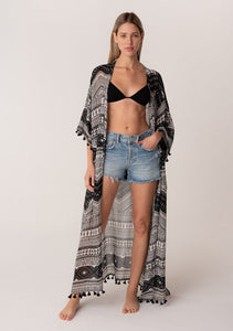 The Big Sur Tassel Edge Kimono
