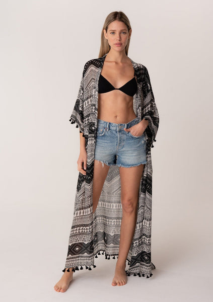The Big Sur Tassel Edge Kimono