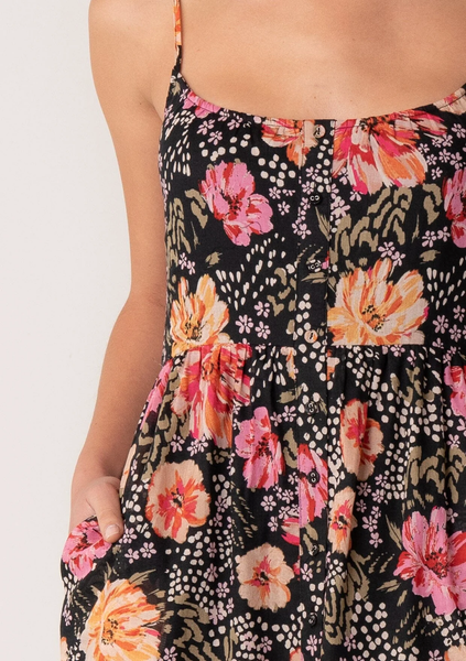 The St. Helena Tiered Floral Dress