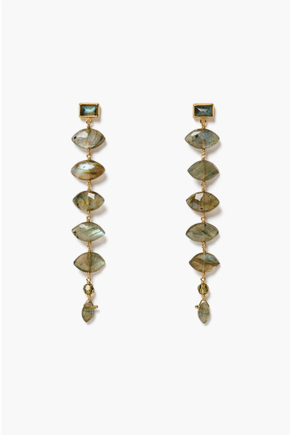 The Isadora Earrings Labradorite