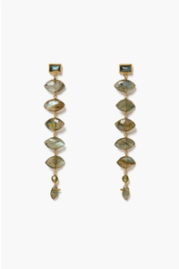 The Isadora Earrings Labradorite