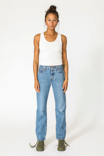 The Debbie Luxe Tank White