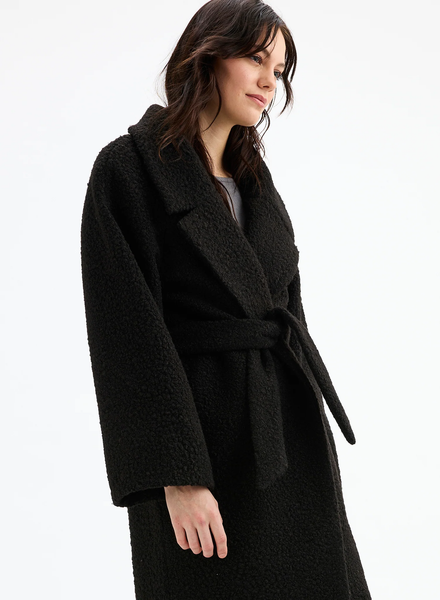The Teddy Bear Long Coat with Belt
