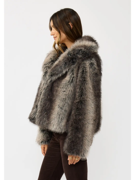The Ombre Fiona Faux Fur Jacket