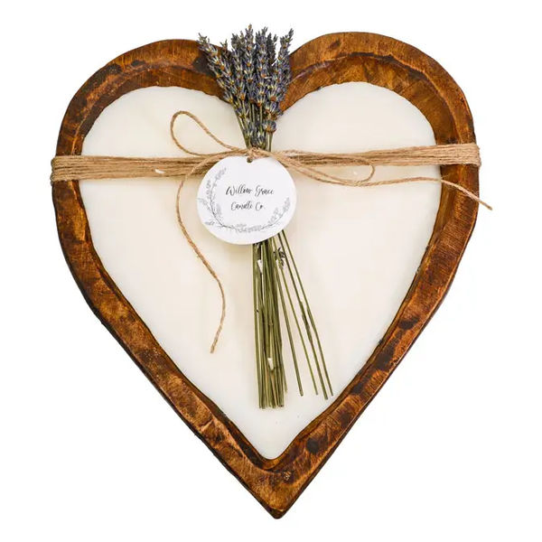 The Large Heart Dough Candle