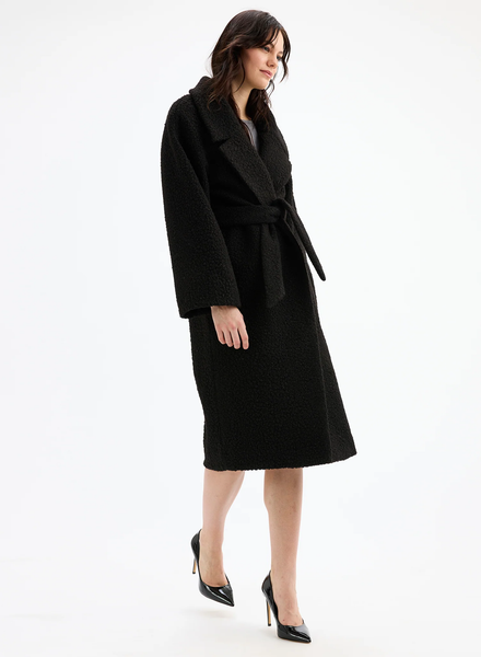 The Teddy Bear Long Coat with Belt