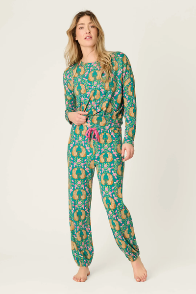 The Cheetah Bonita Dreams PJ Joggers and Long Sleeve
