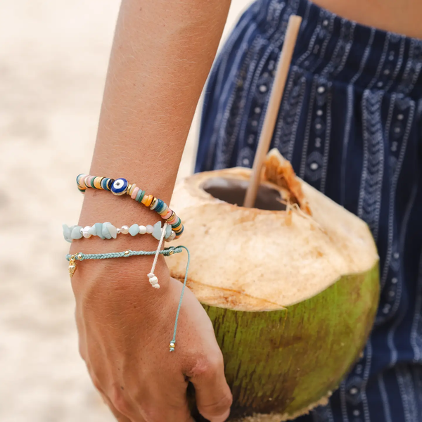 The Blue Lagoon Sea Stone Bracelet