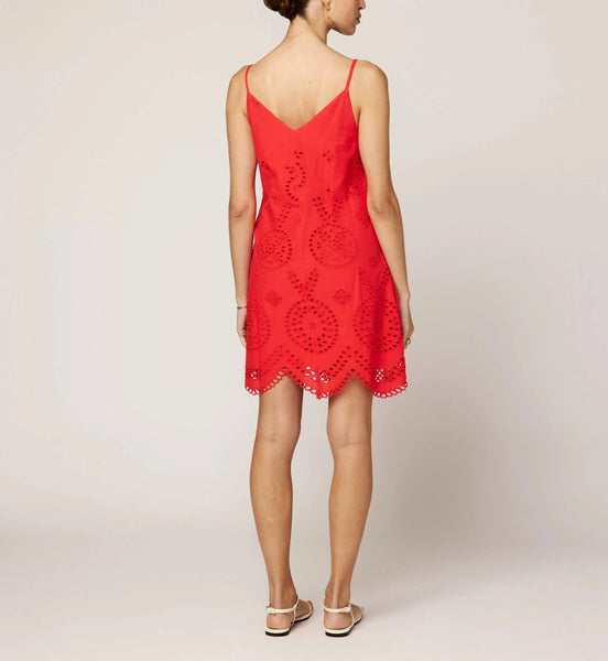 The Thandi  Eyelet Mini Dress
