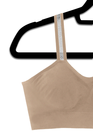The Nude Sheer Strap Bra