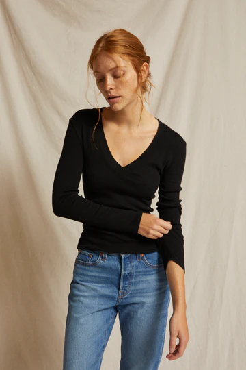 The Viola Luxe Rib Long Sleeve