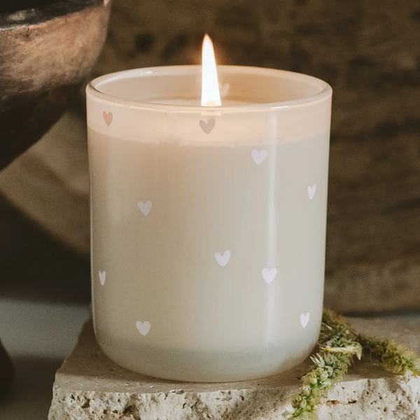 The All Over Hearts Candle