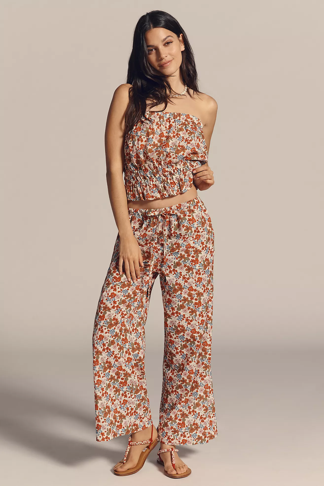 The Desert Floral Tube Top