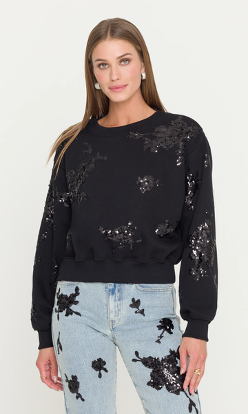 The Cara Sequin Embellished Sweatshirt