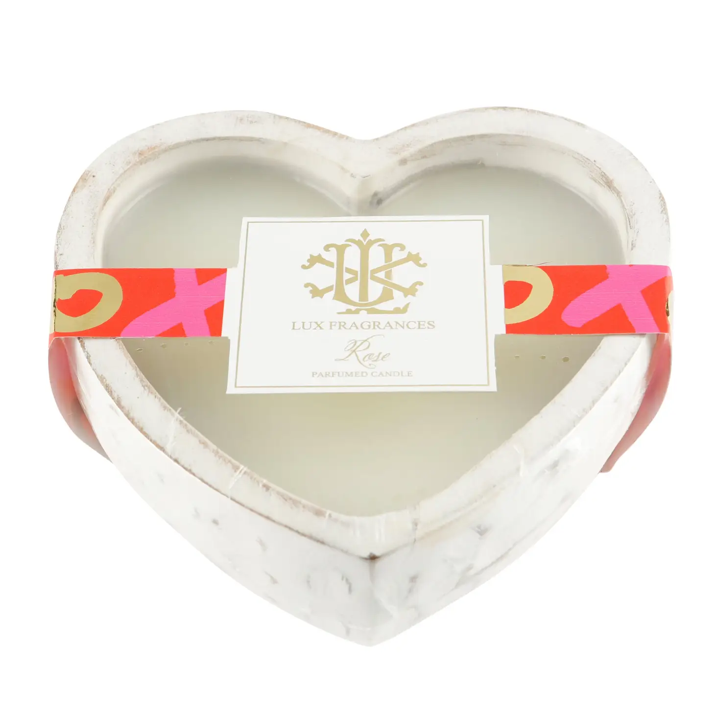 The White Heart Wood Candle