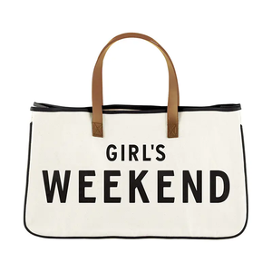 The Girls Weekend Canvas Tote