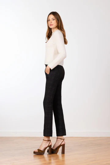 The Ben Smoky Plaid Cuff Pant