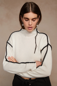 The Annie Cashmere Whipstitch Sweater