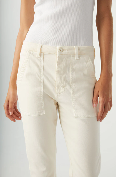 The Easy Army Trouser - Bone