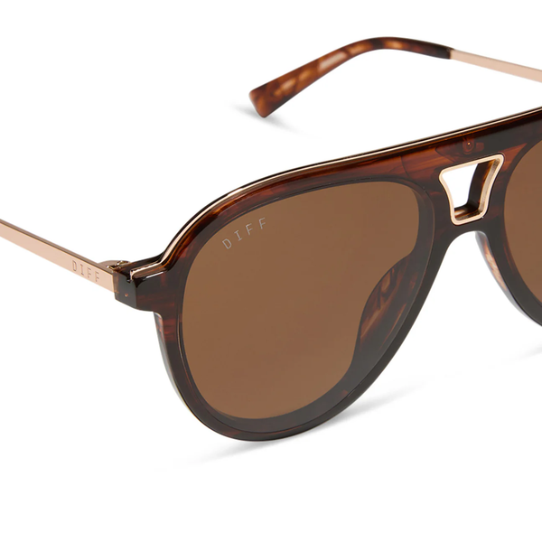 The Aviator Tortoise Brown