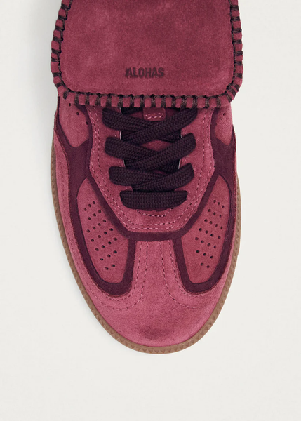 The Club Suede Raspberry Leather Sneaker