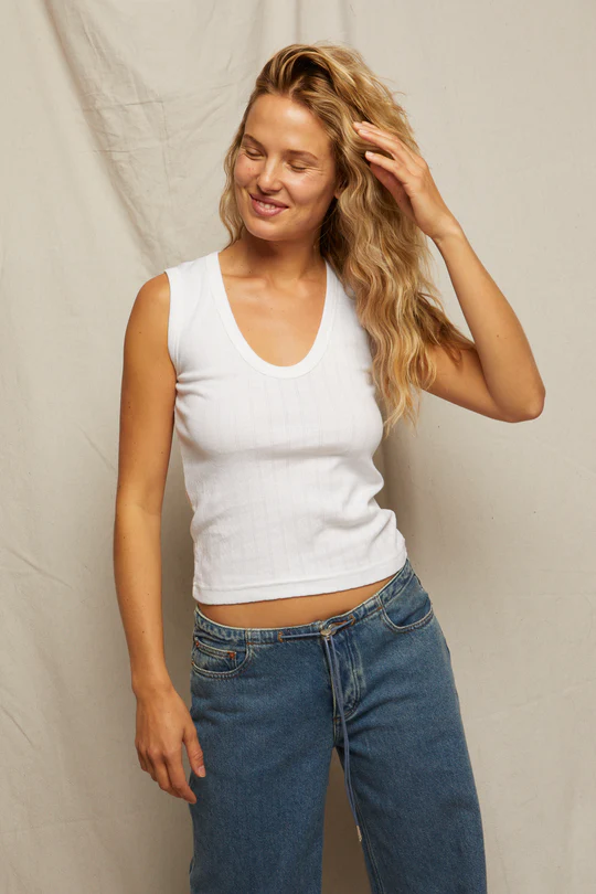 The Jordan Pointelle Tank