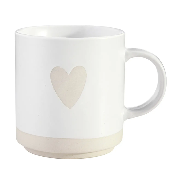 The Face To Face Stackable Mugs - Love/Heart