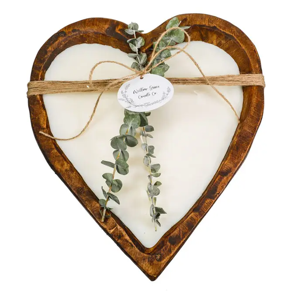 The Large Heart Dough Candle