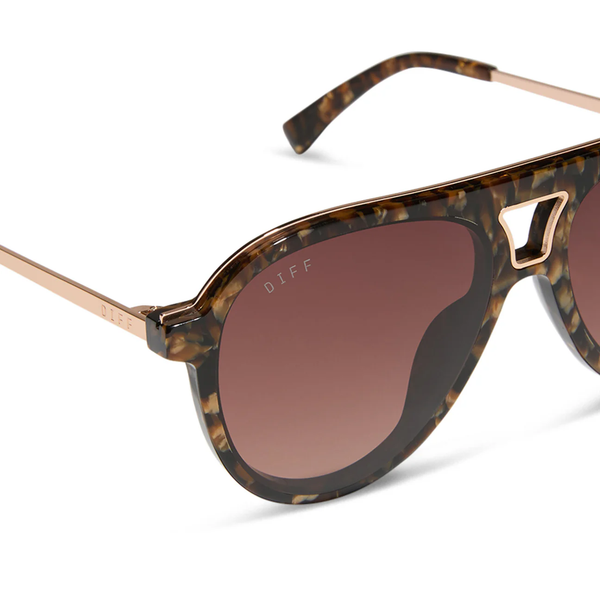 The Tortoise Gold Glint Aviator