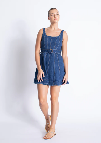 The Liliana Denim Mini Dress