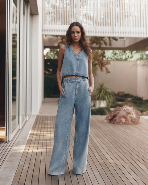 The Rumi Petite Wide Leg Pant
