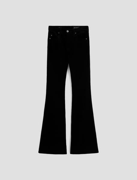 The Farrah Boot Velvet - Black